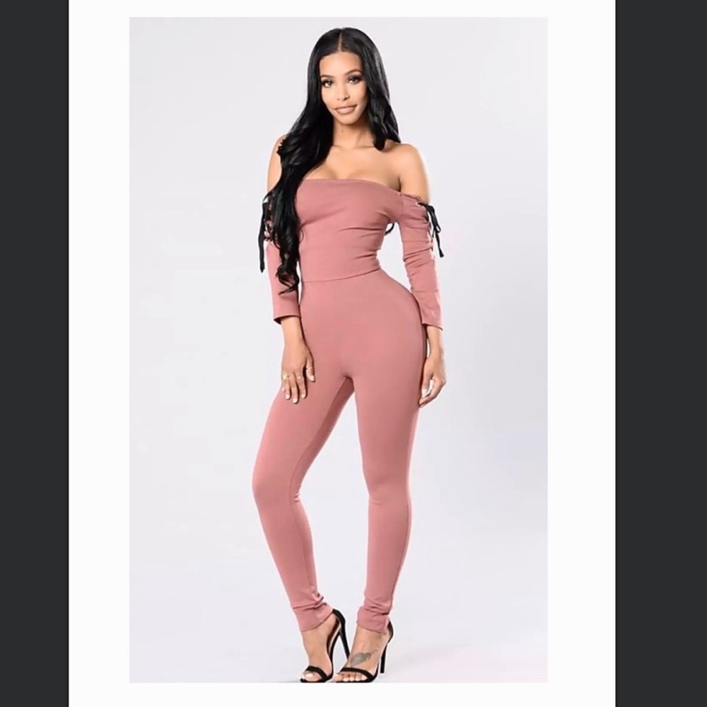 💞💕Lace Up Jumpsuit